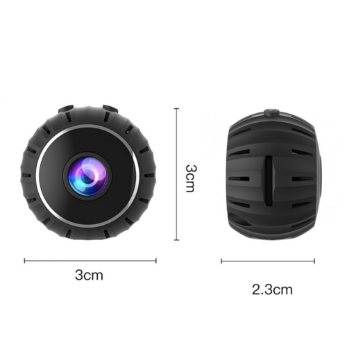 迷你隱藏式 WiFi 監視攝影機 | 1080P 夜視 動態偵測 磁吸安裝 | Mini Spy Nanny Camera