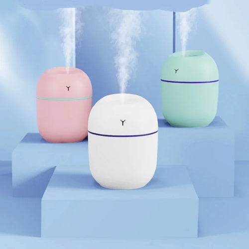 迷你超音波香薰加濕器 | USB 精油擴香 LED 夜燈 三合一 | Mini Ultrasonic Humidifier & Diffuser
