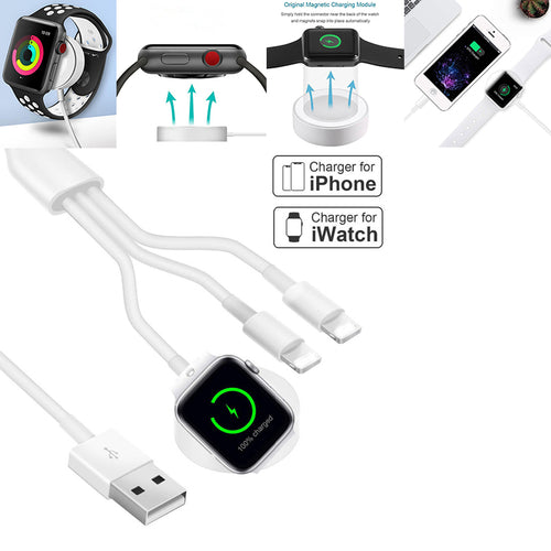 3合1 Apple Watch 無線充電器 | 磁吸式快充 低溫安全 USB供電 | 3 in 1 Wireless Charger