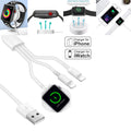 3合1 Apple Watch 無線充電器 | 磁吸式快充 低溫安全 USB供電 | 3 in 1 Wireless Charger