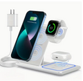 三合一折疊無線充電座 | 15W 快充 | 適用 iPhone / Android / 耳機 / 手錶 | Foldable 3-in-1 Wireless Charging Station