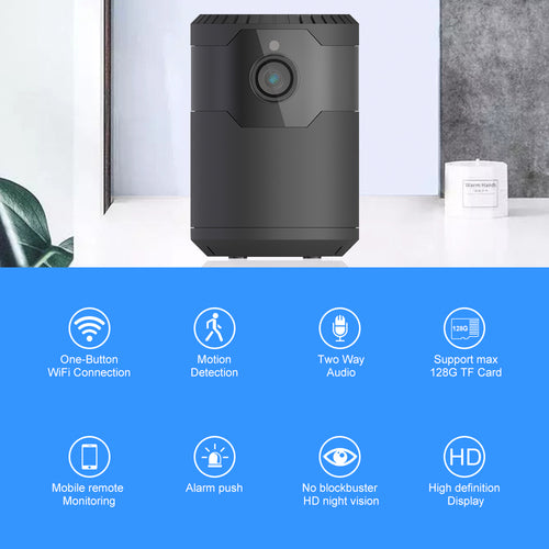1080P 迷你 WiFi 監視攝影機 | 夜視 10公尺 動態偵測 雲端儲存 | Mini IP Camera