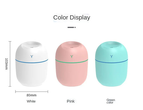 迷你超音波香薰加濕器 | USB 精油擴香 LED 夜燈 三合一 | Mini Ultrasonic Humidifier & Diffuser
