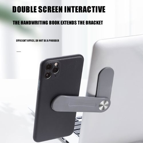 磁吸折疊筆電手機支架 | Magnetic Folding Phone & Laptop Stand｜多向調節 攜帶方便