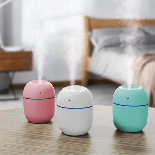 迷你超音波香薰加濕器 | USB 精油擴香 LED 夜燈 三合一 | Mini Ultrasonic Humidifier & Diffuser
