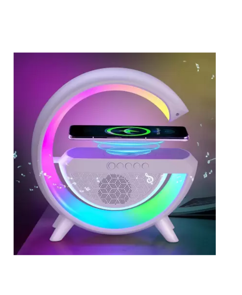LED 無線充電氛圍燈藍牙音響 | 附 FM 收音機 | Wireless Charging Atmosphere Night Lamp Bluetooth Speaker